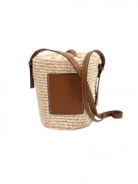Stroh-Beuteltasche Caevo